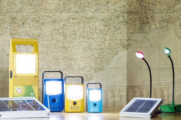 Diverse Solarlampen von «green energy against poverty»