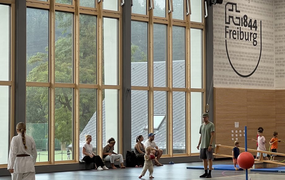 Sportliche Aktivitäten in der Act-Now-Halle