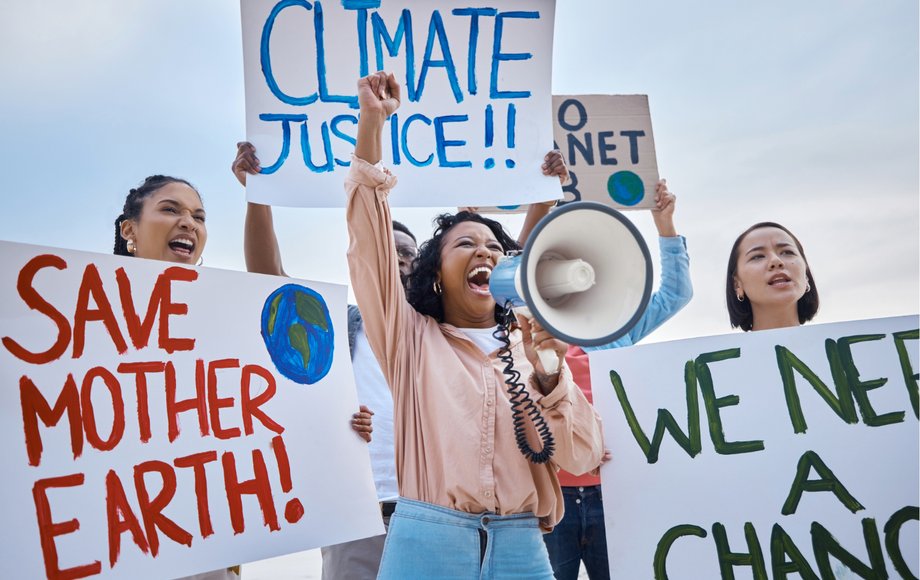 Protest für Climate Justice