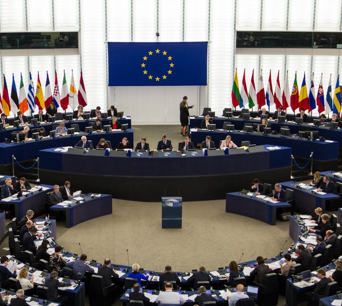 Parlamentssaal der EU