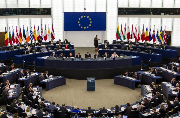 Parlamentssaal der EU
