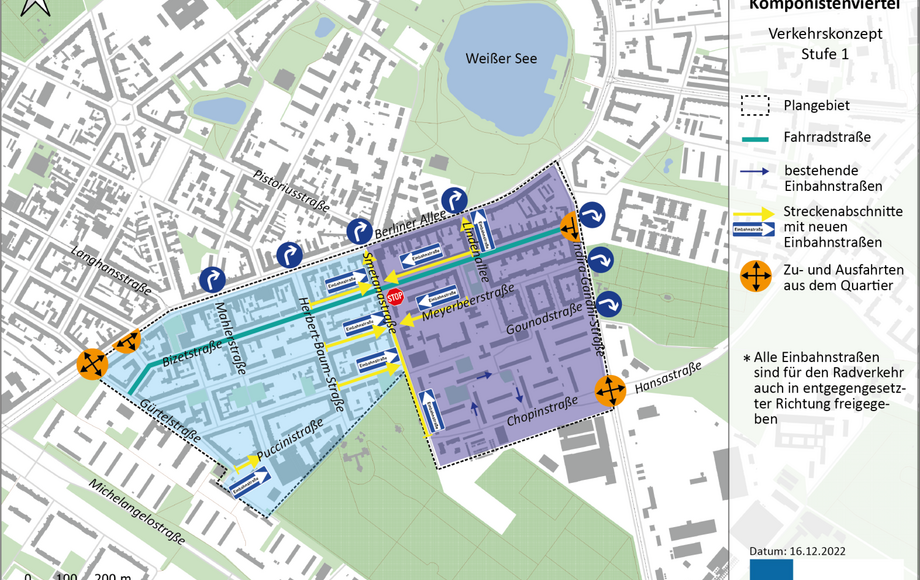 Straßenplan