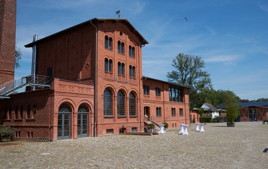 Gepflasterter Hof