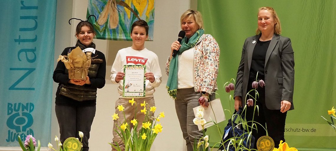 Preisverleihung des Naturtagebuch mit Manfred Mistkäfer