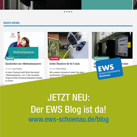Der EWS Blog ist da!