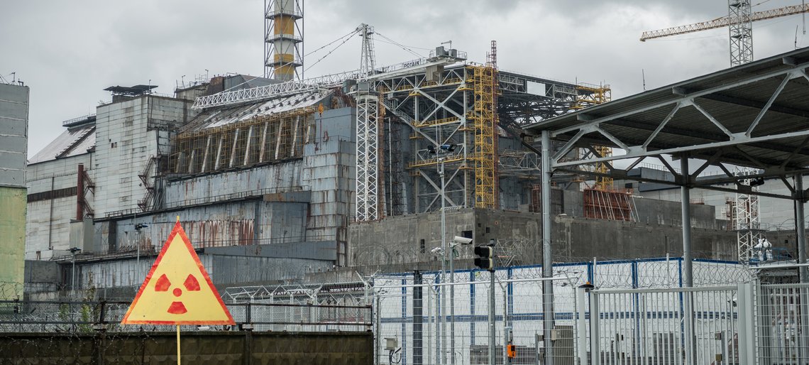 Block 4 des Atomkraftwerks Tschernobyl