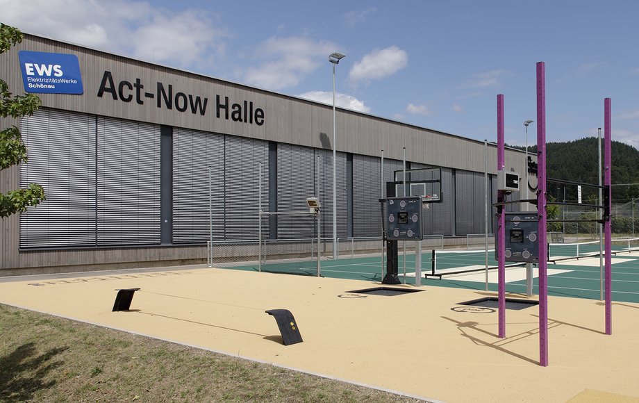 Zu sehen ist die «Act-Now-Halle».