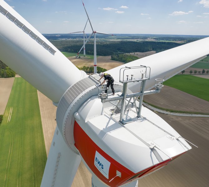 Windpark in Thomasburg