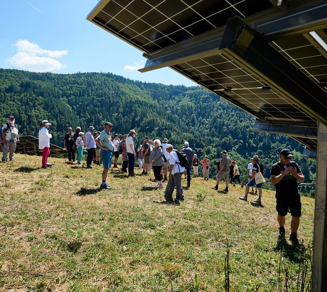 Führung durch den Solarpark