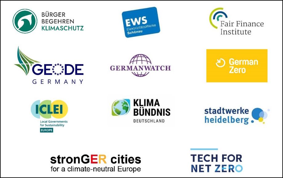 Grafik mit den Partnerorganisationen