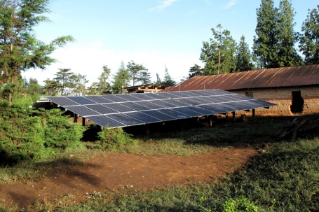 Solaranlage in Ibaba, Tansania