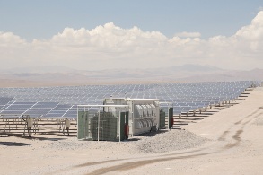 Photovoltaikanlage in der chilenischen Wüste