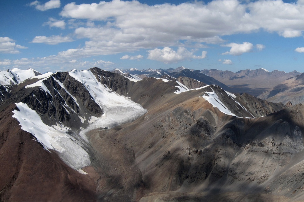 Gletscher im Chrebet-Terskey-Gebirge, Kirgistan