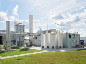 Biogasanlage der Papierfabrik Palm