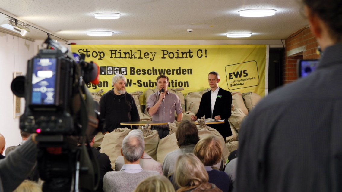 Jochen Stay, Sebastian Sladek und Reinhold Uhrig beziehen Stellung zu Hinkley Point C
