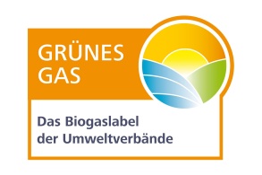 Logo Grünes Gas – Das Biogaslabel der Umweltverbände