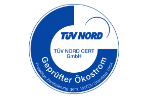 TÜV Nord: Siegel zur Zertifizierung Geprüfter Ökostrom
