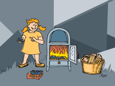 Illustration: "Fossile" Rohstoffe bedeutet so viel wie "ausgegrabene" Rohstoffe