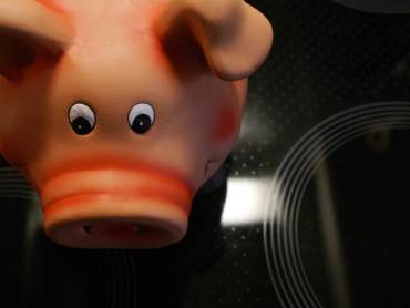 Sparschwein auf Cerankochfeld
