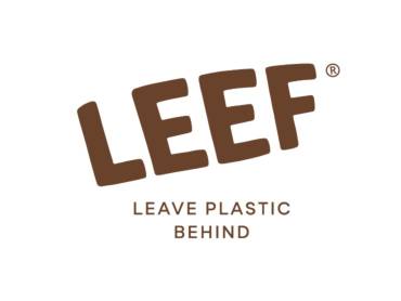 Schrift Leef - Leave Plastic behind
