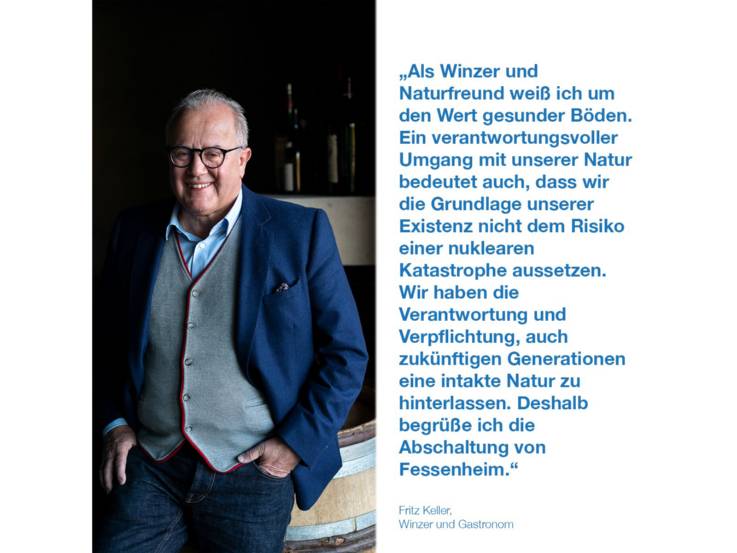 Statement und Foto von Fritz Keller