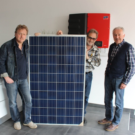 Gruppenbild: Vorstand der Bürger-Energie-Genossenschaft Köllertal
