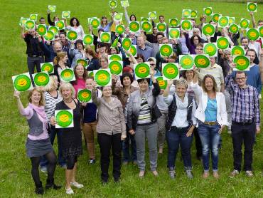 Gruppenbild der EWS-Mitarbeiter:innen