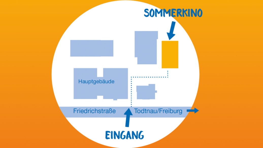 Anfahrtsskizze zum EWS-Sommerkino