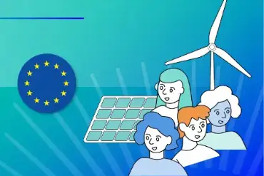 Grafisches Visual zum Programm European Energy Communities Facility