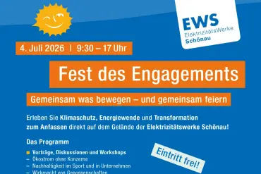 Flyer mit dem Programm des Fest des Engagements 2026