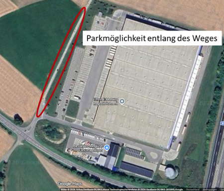 Parkmöglichkeit Solarpark Trichtingen