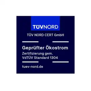 TÜV Nord - Zertifizierung Geprüfter Ökostrom