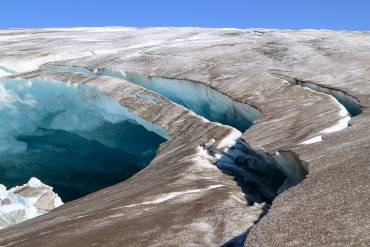Abbrechende Eisschilde in Grönland