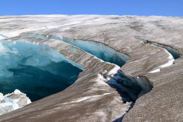 Abbrechende Eisschilde in Grönland