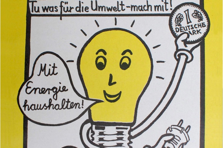 Plakat zum Stromsparwettbewerb